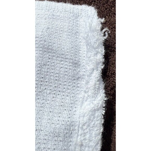 Terry Cloth Floral Table Cloth Vintage Pastel Floral Retro Boho Shabby chic HTF - Picture 10 of 11